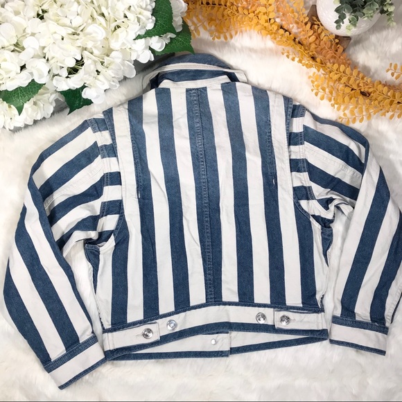 NEW Current/Elliot The Sammy Jacket, Bay Stripe - Picture 4 of 7